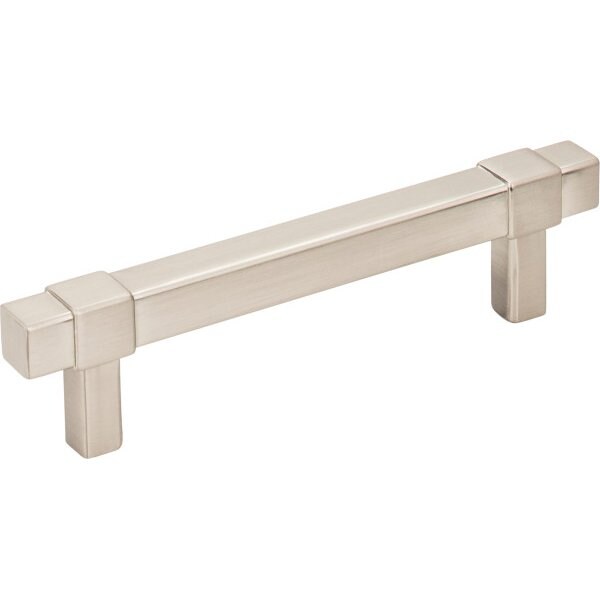 Jeffrey Alexander 96 mm Center-to-Center Satin Nickel Square Zane Cabinet Pull 293-96SN - main